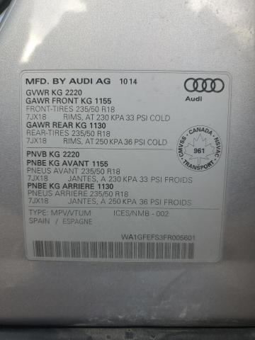 2015 AUDI Q3 PRESTIGE  