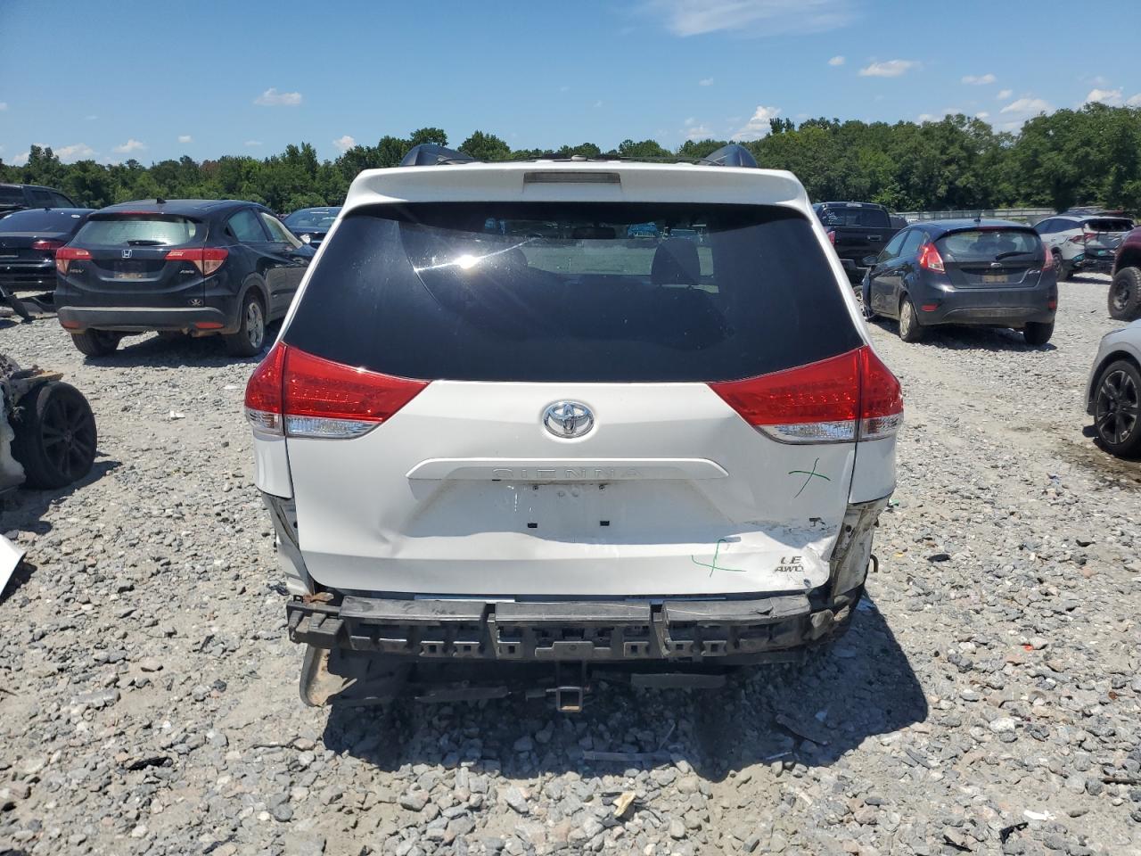 2012 Toyota Sienna Le VIN: 5TDJK3DC2CS044393 Lot: 63579595