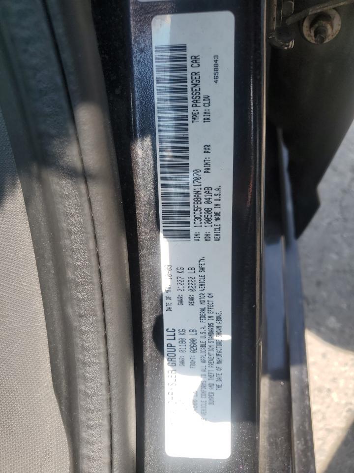 2010 Chrysler Sebring Limited VIN: 1C3CC5FB8AN117070 Lot: 63481625
