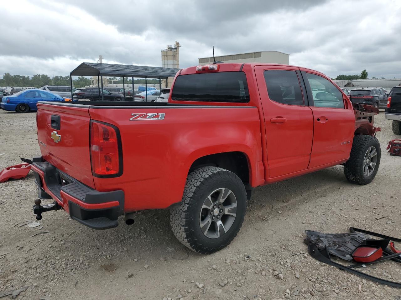 2015 Chevrolet Colorado Z71 red null gas 1GCGTCE37F1178419 photo #4