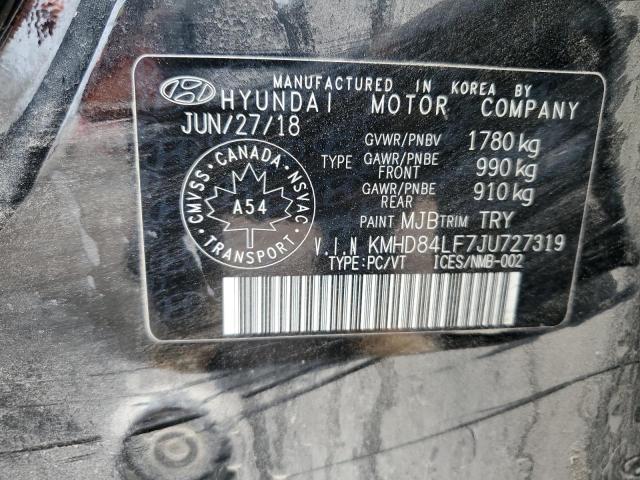 2018 HYUNDAI ELANTRA SEL  