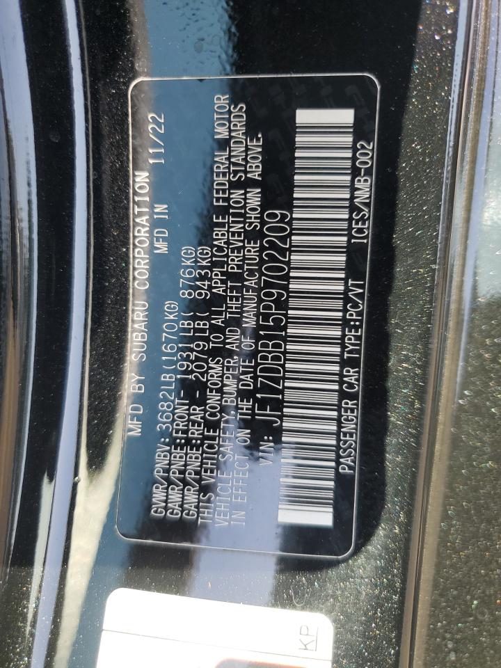 2023 Subaru Brz Premium VIN: JF1ZDBB15P9702209 Lot: 64231615