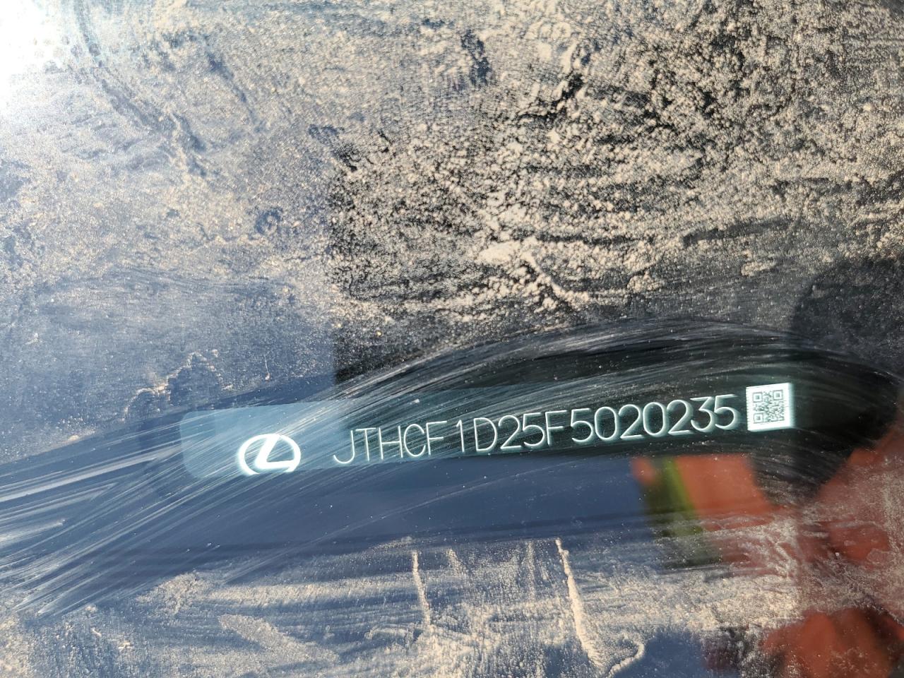 2015 Lexus Is 250 VIN: JTHCF1D25F5020235 Lot: 65534315