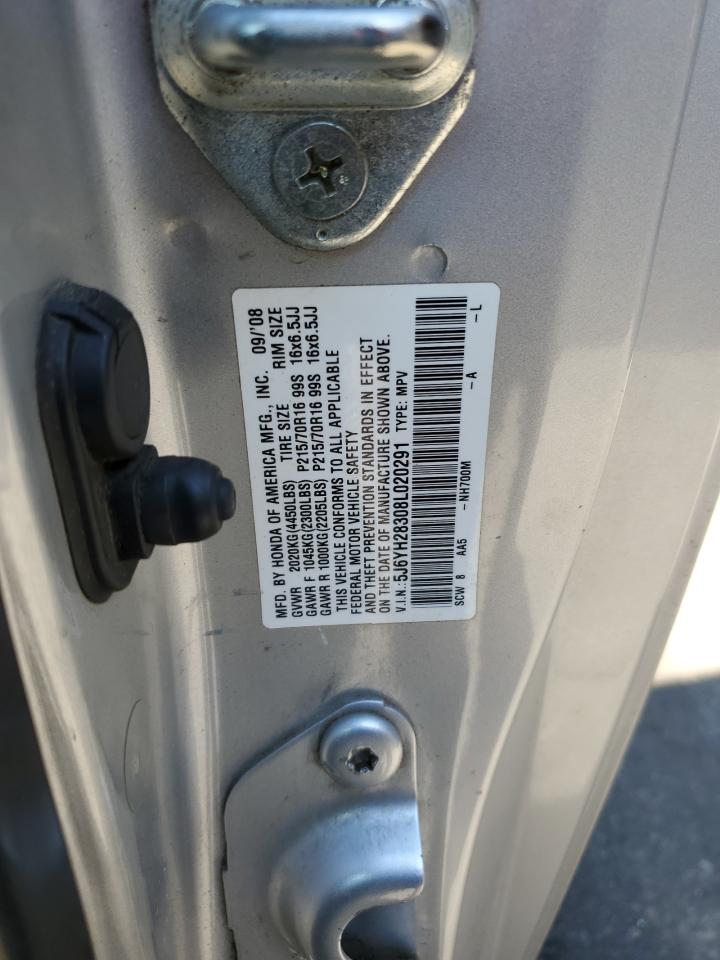 2008 Honda Element Lx VIN: 5J6YH28308L020291 Lot: 62903725