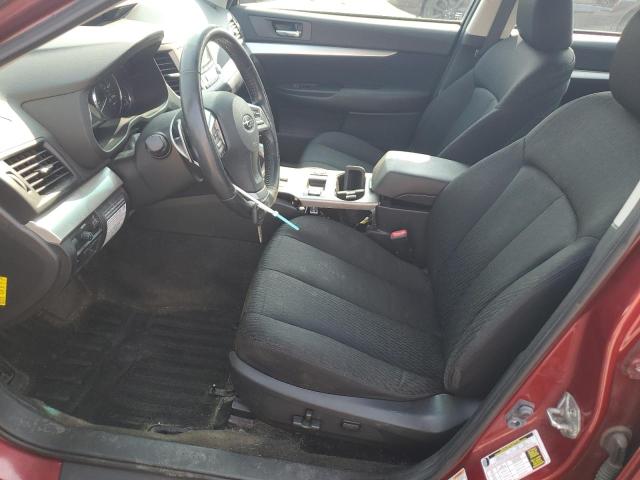  SUBARU LEGACY 2012 Red