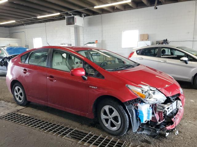  TOYOTA PRIUS 2013 Czerwony