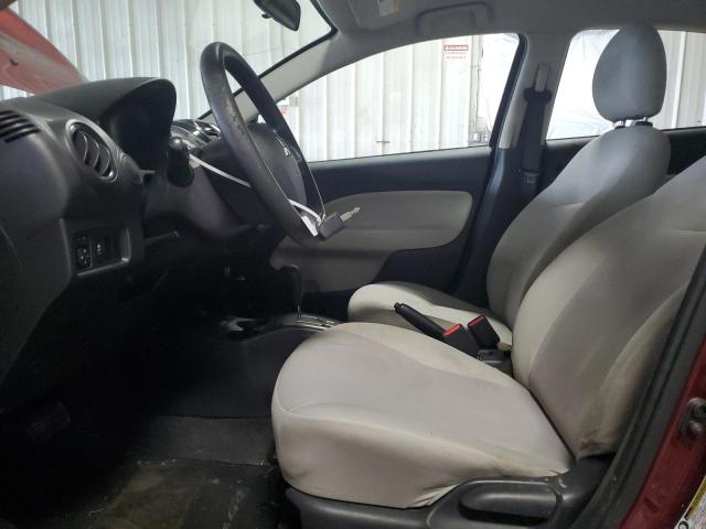  MITSUBISHI MIRAGE 2018 Czerwony