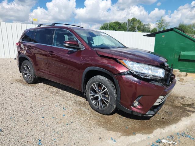  TOYOTA HIGHLANDER 2017 Бургунді