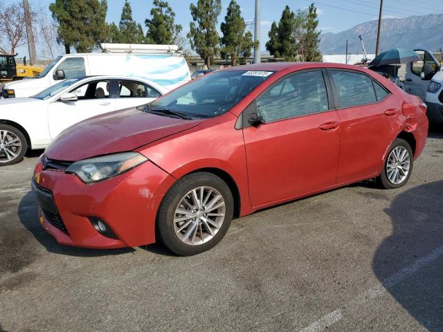  TOYOTA COROLLA 2015 Red