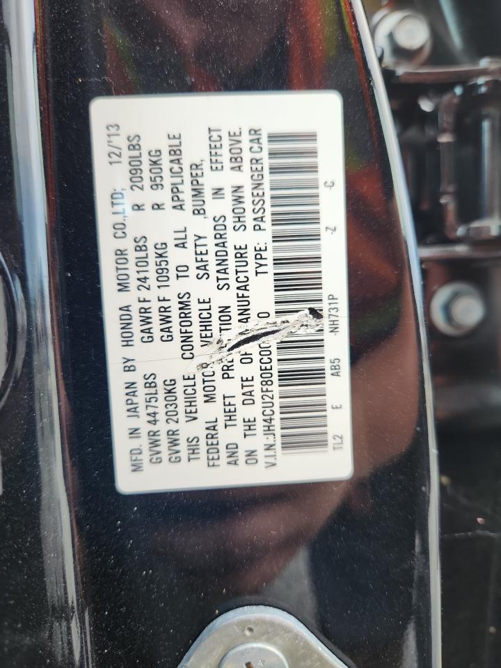 2014 Acura Tsx Se VIN: JH4CU2F80EC005570 Lot: 63039925