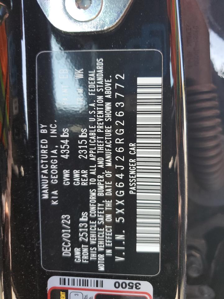 2024 Kia K5 Gt Line VIN: 5XXG64J26RG263772 Lot: 63348625