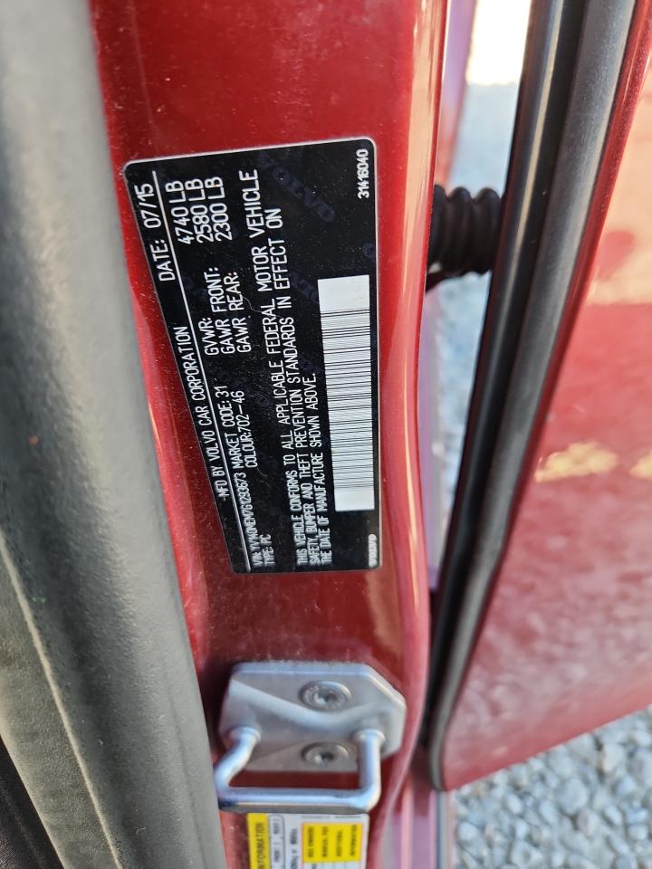 yv140mem7g1293673 YV140MEM7G1293673 2016 Volvo V60 T5 Platinum