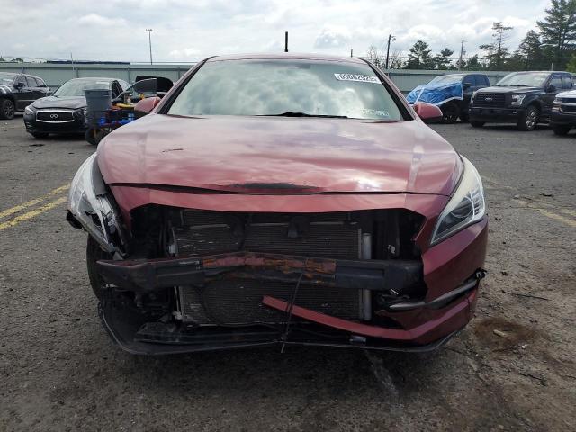  HYUNDAI SONATA 2015 Красный