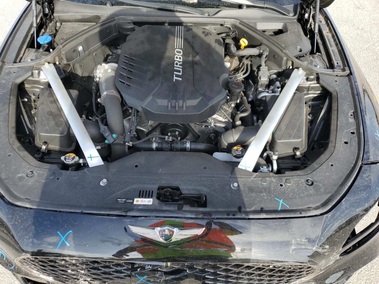 2022 Genesis G70 Base VIN: KMTG54TE2NU100956 Lot: 64848745