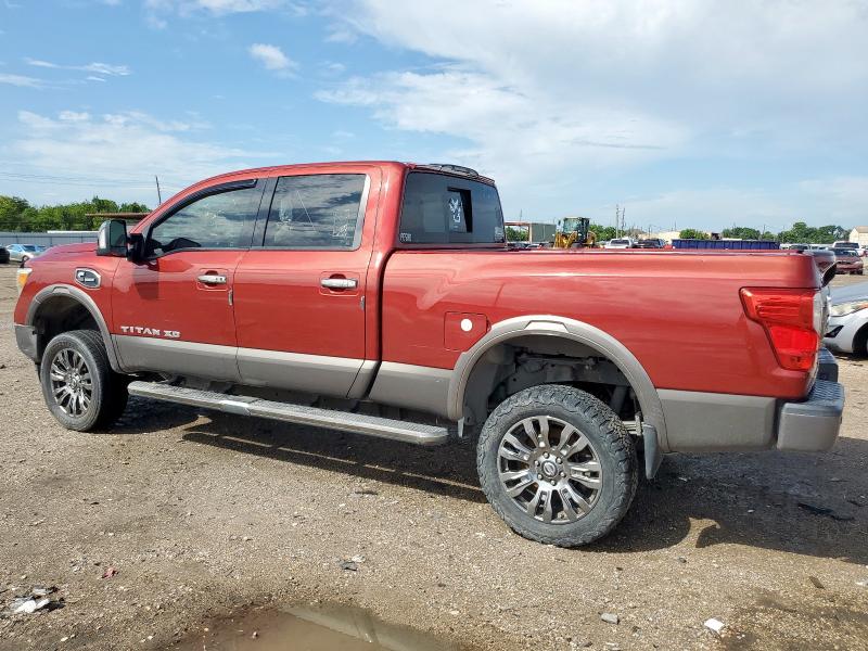 Pickups NISSAN TITAN 2016 Red