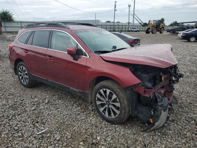  SUBARU OUTBACK 2017 Czerwony