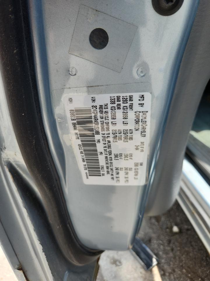 2005 Chrysler Town & Country Lx VIN: 2C4GP44R45R151088 Lot: 63684665