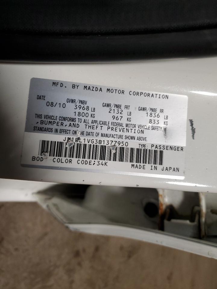 2011 Mazda 3 I VIN: JM1BL1VG3B1377950 Lot: 64473175