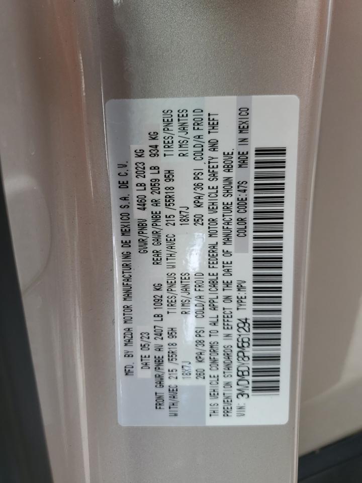 2023 Mazda Cx-30 Premium VIN: 3MVDMBDY8PM561294 Lot: 63564815