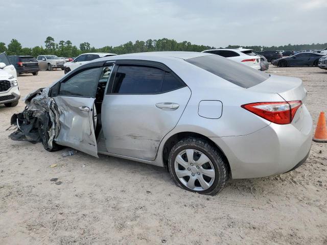  TOYOTA COROLLA 2015 Srebrny