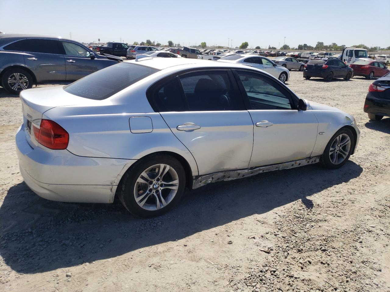 2008 BMW 328 I Sulev silver null gas WBAVC53538FZ86955 photo #4