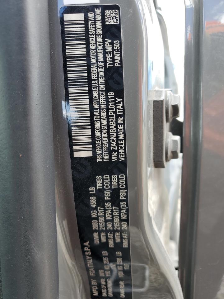 2020 Jeep Renegade Sport VIN: ZACNJBAB2LPL01119 Lot: 62876665