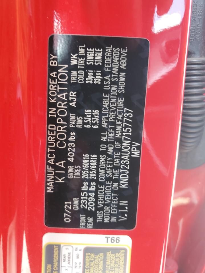 2022 Kia Soul Lx VIN: KNDJ23AU0N7157737 Lot: 63992805