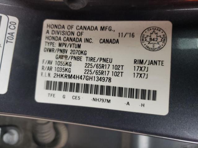 2016 HONDA CR-V SE  