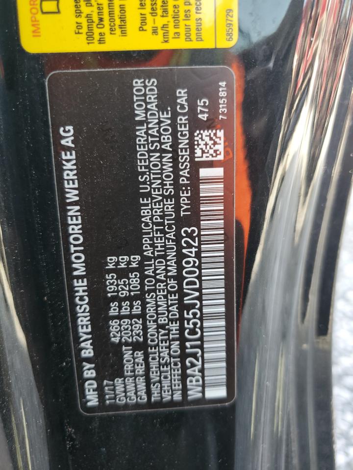 2018 BMW 230I VIN: WBA2J1C55JVD09423 Lot: 64314105
