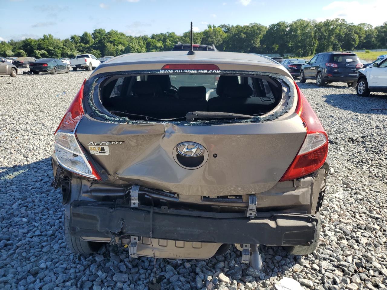 2012 Hyundai Accent Gls VIN: KMHCT5AE2CU030217 Lot: 64801335