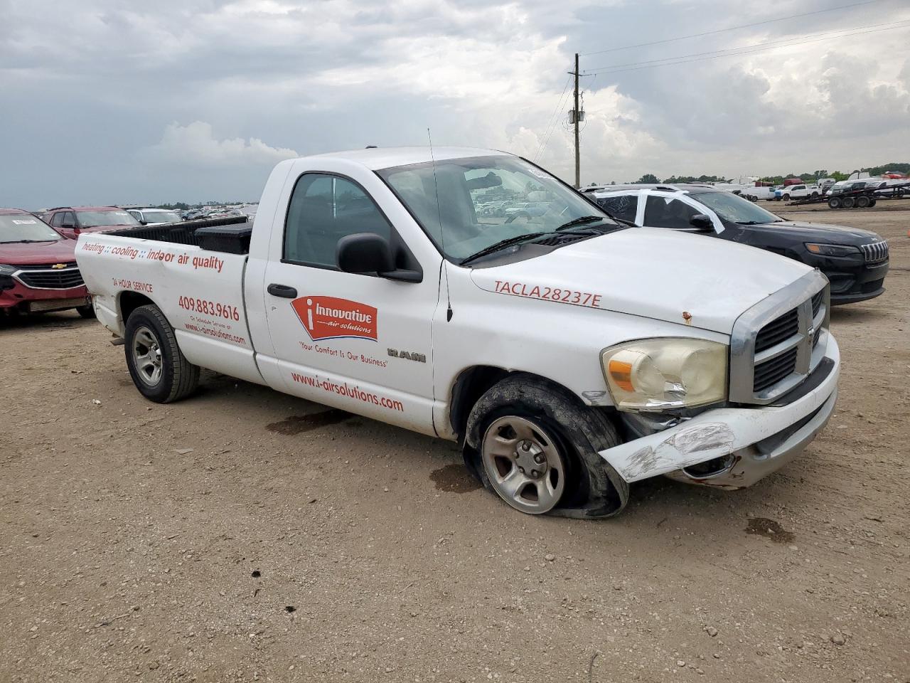 2008 Dodge Ram 1500 St VIN: 1D7HA16N18J193666 Lot: 64306225
