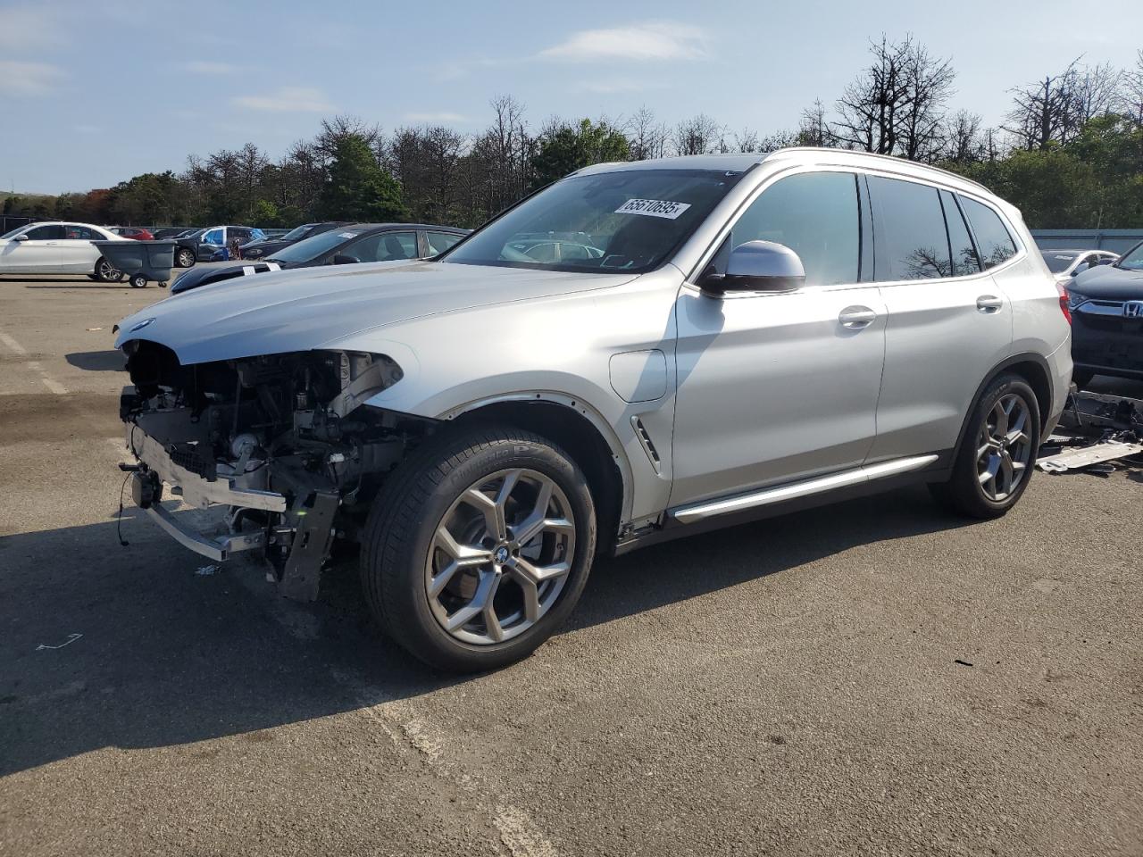 2021 BMW X3 xDrive30E VIN: 5UXTS1C00M9G62270 Lot: 65610695
