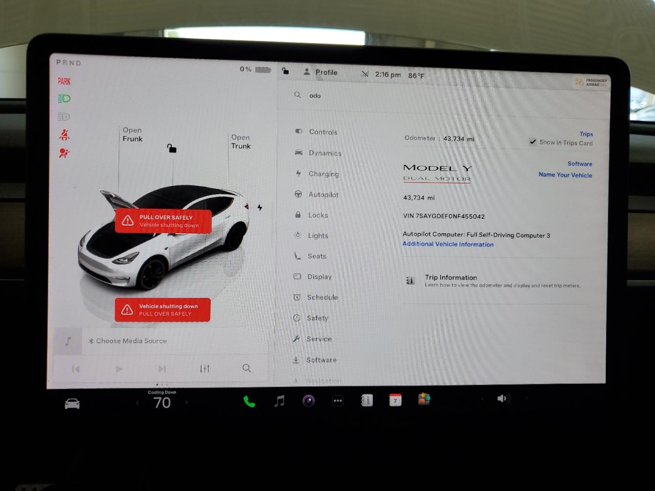 2022 Tesla Model Y VIN: 7SAYGDEF0NF455042 Lot: 62678255