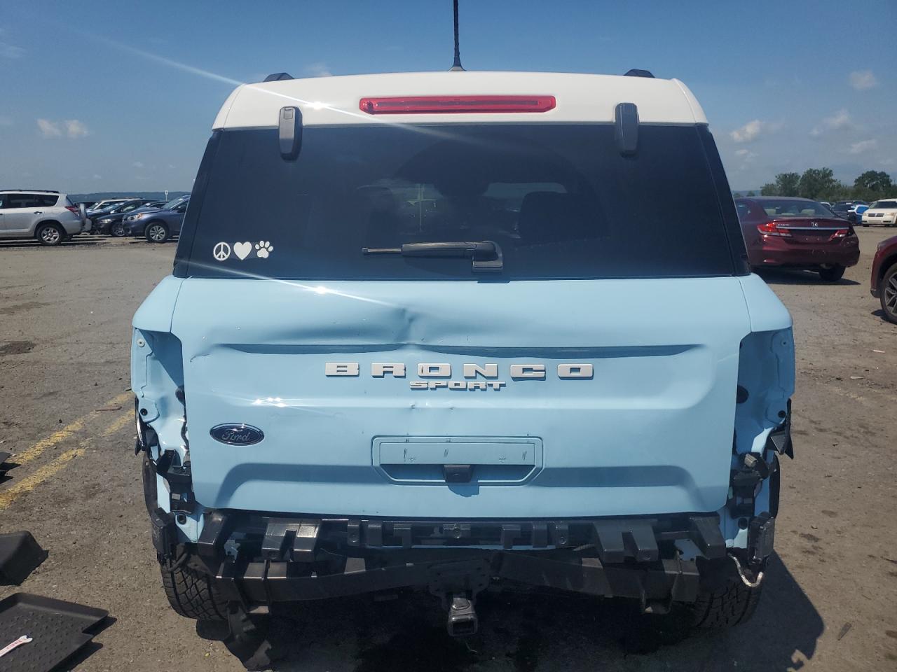 2024 Ford Bronco Sport Heritage VIN: 3FMCR9G6XRRF72168 Lot: 63816635