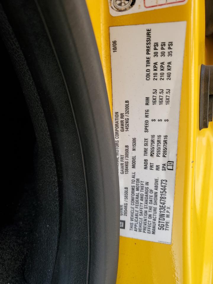 5gtdn13e478154473 5GTDN13E478154473 2007 Hummer H3
