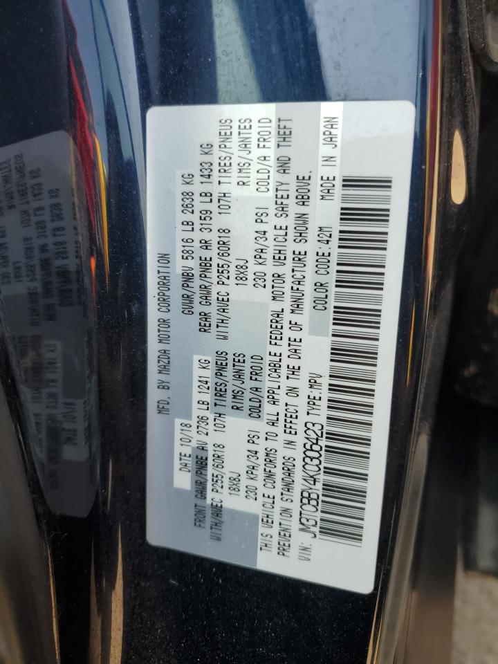2019 Mazda Cx-9 Sport VIN: JM3TCBBY4K0306423 Lot: 64644575