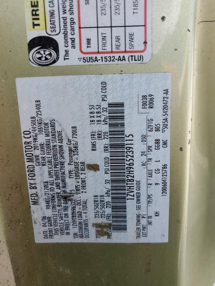 2006 Ford Mustang Gt VIN: 1ZVHT82H965239115 Lot: 65013805