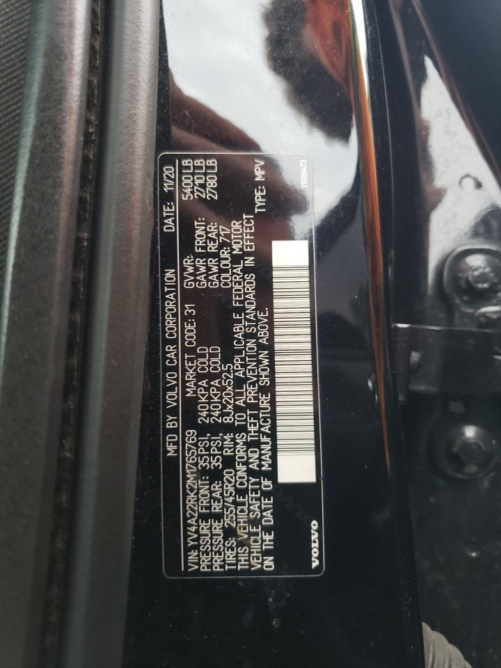 2021 Volvo Xc60 T6 Momentum VIN: YV4A22RK2M1765769 Lot: 64112375