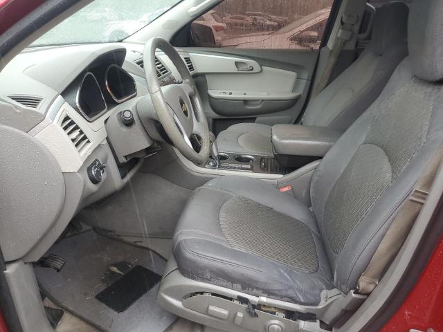  CHEVROLET TRAVERSE 2012 Czerwony