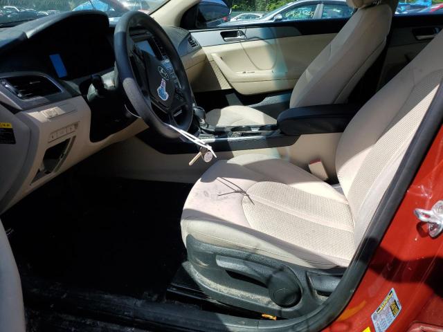  HYUNDAI SONATA 2017 Красный