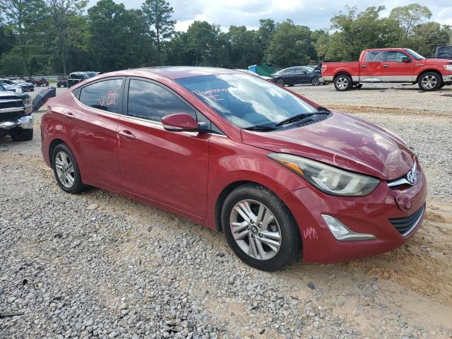Sedans HYUNDAI ELANTRA 2016 Red