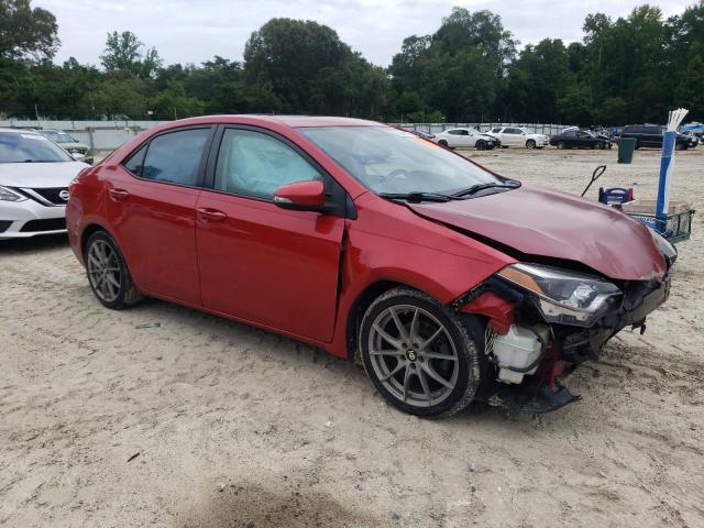  TOYOTA COROLLA 2014 Czerwony