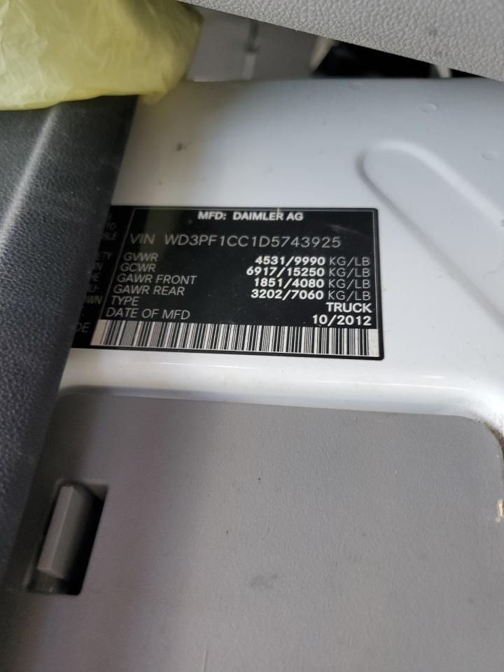 wd3pf1cc1d5743925 WD3PF1CC1D5743925 2013 Mercedes-Benz Sprinter 3500