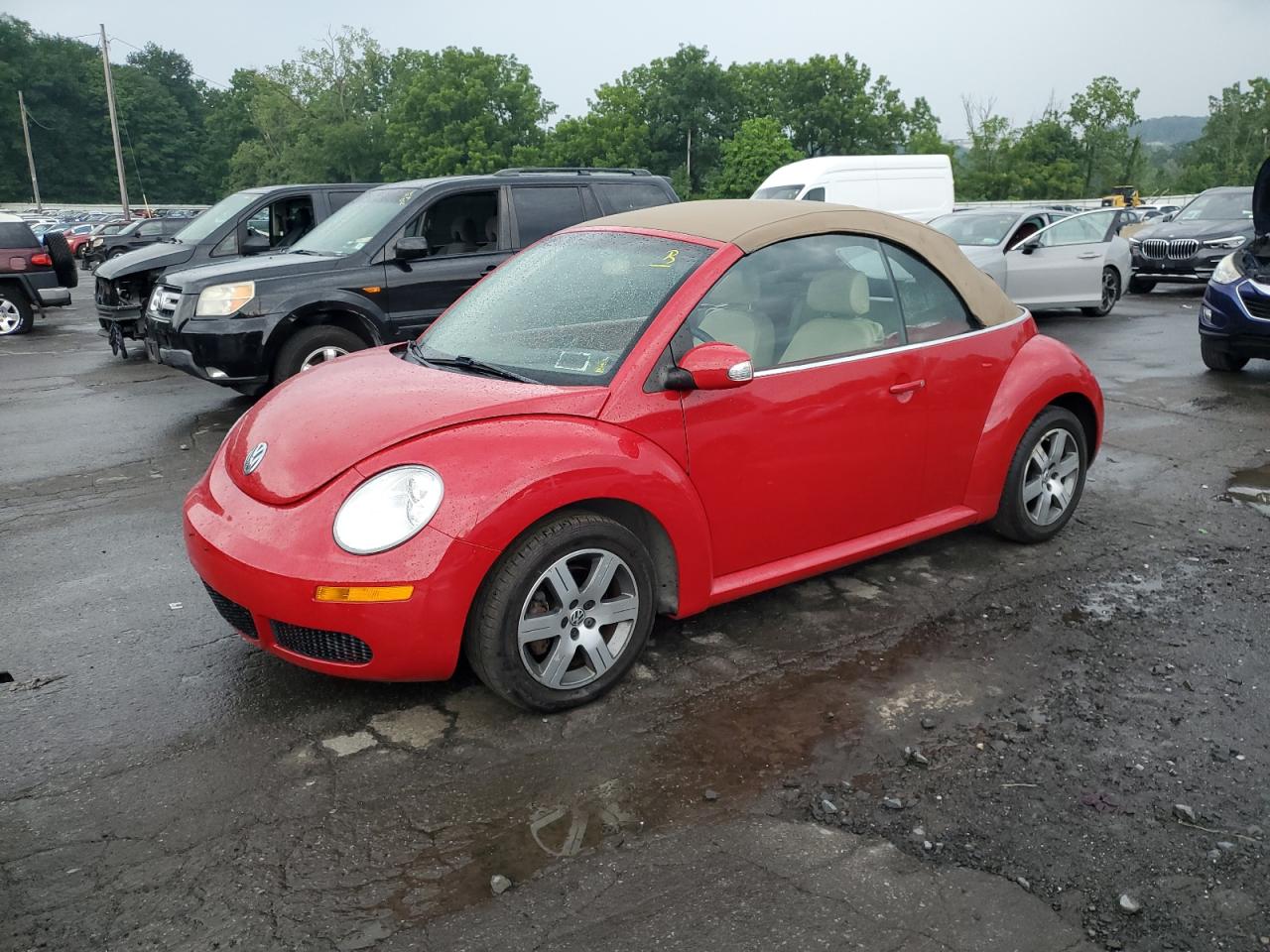 2006 Volkswagen New Beetle Convertible Option Package 1 red null gas 3VWRF31Y86M306233 photo #1