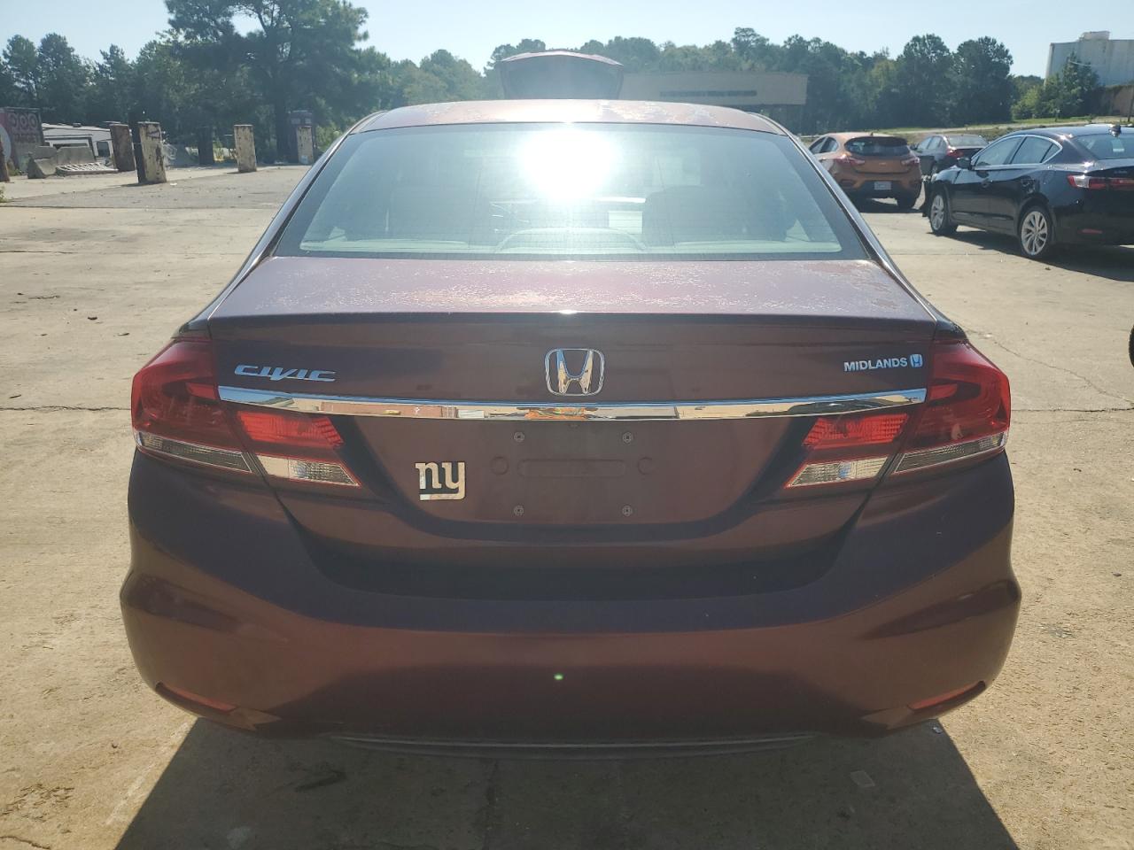 2014 Honda Civic Lx VIN: 2HGFB2F54EH526705 Lot: 64653625