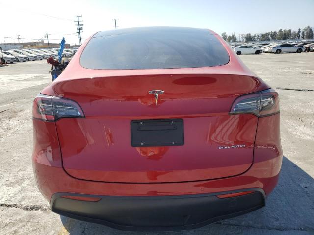  TESLA MODEL Y 2021 Czerwony