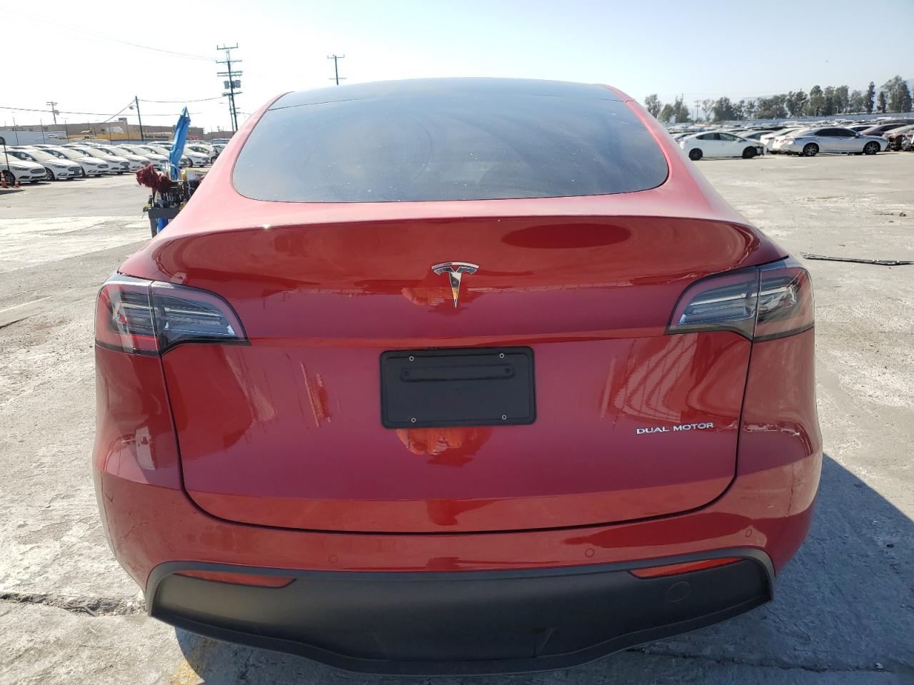 2021 Tesla Model Y VIN: 5YJYGAEE2MF222734 Lot: 63054125