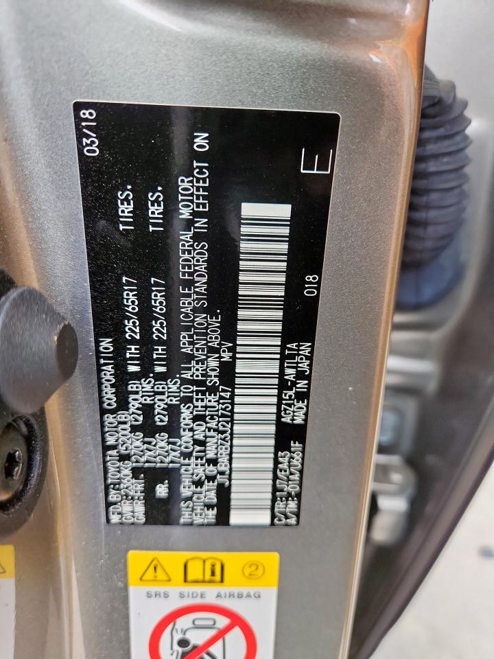 2018 Lexus Nx 300 Base VIN: JTJBARBZ3J2173147 Lot: 63147065
