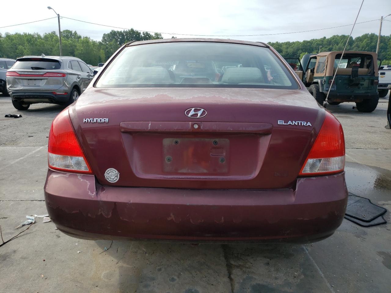 2002 Hyundai Elantra Gls VIN: KMHDN45D42U260866 Lot: 65590545