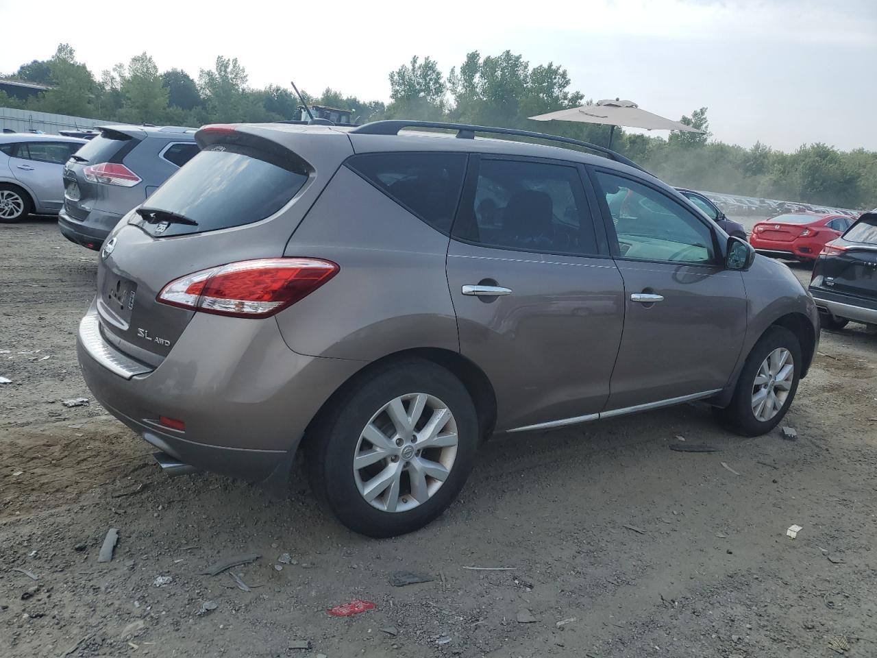 2011 Nissan Murano S brown null gasoline JN8AZ1MW3BW166581 photo #4